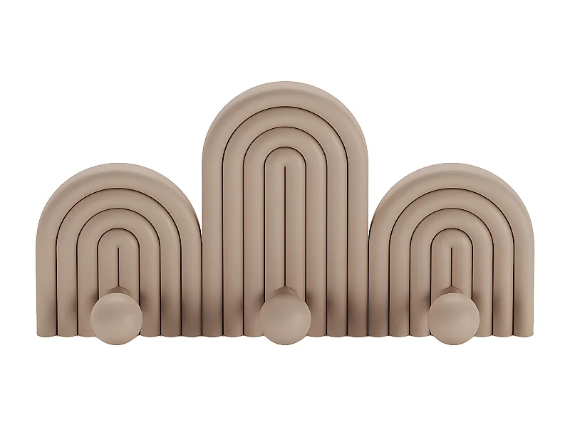 ACAPULCO - Patère murale 3 crochets