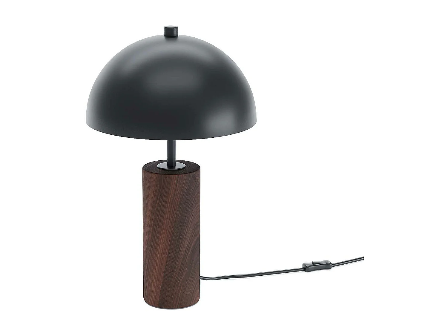 ROUSSEAU - Lampe à poser en bois et métal