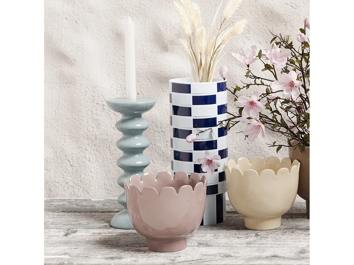 SAHARA - Bougeoir moderne design en céramique