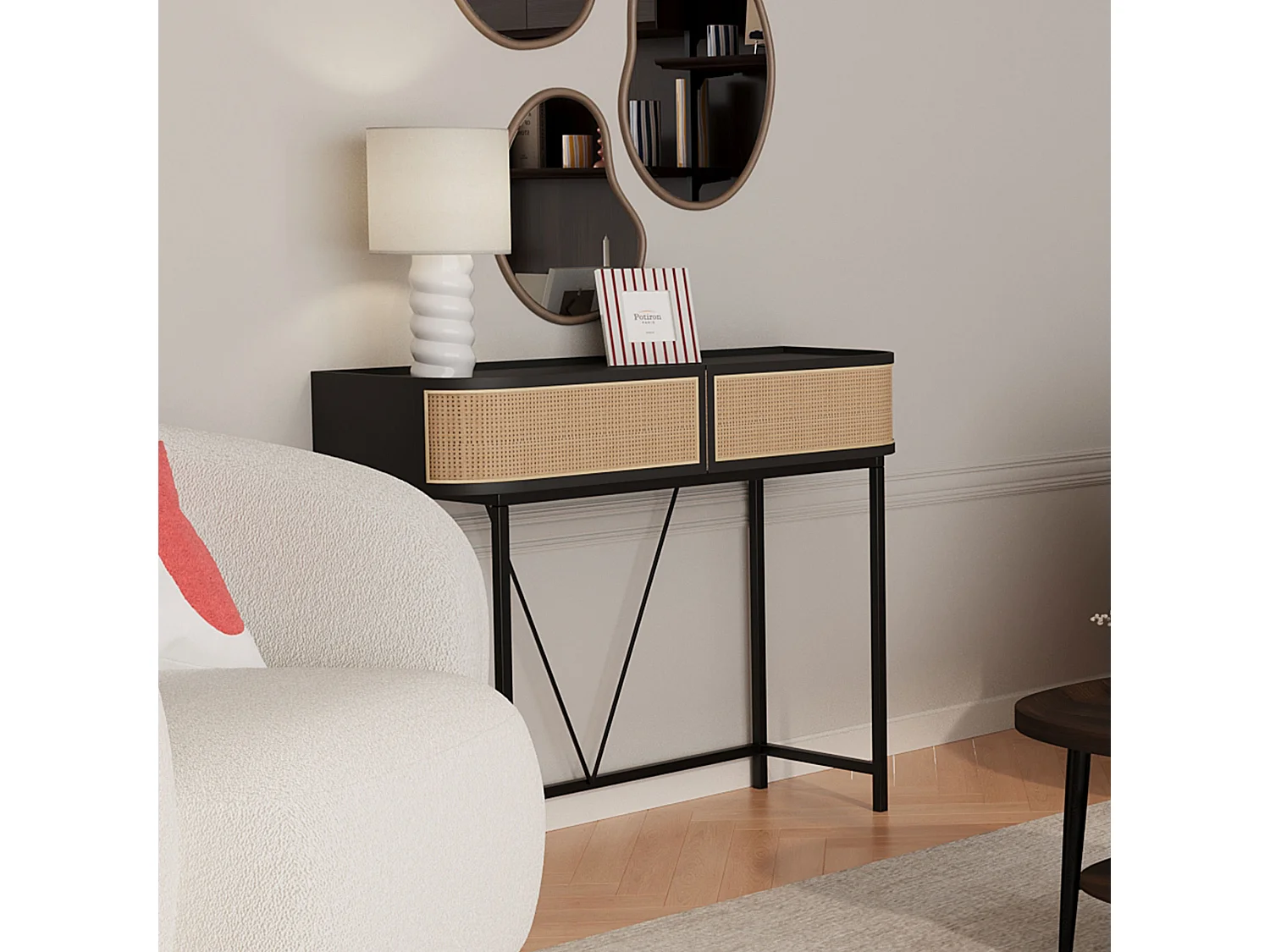 VALENCIA - Cadre photo design à rayures