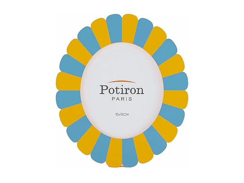 VENDOME PETIT - Petit cadre photo à poser ovale jaune