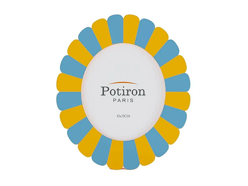 VENDOME - Cadre photo à poser ovale Vendôme, jaune