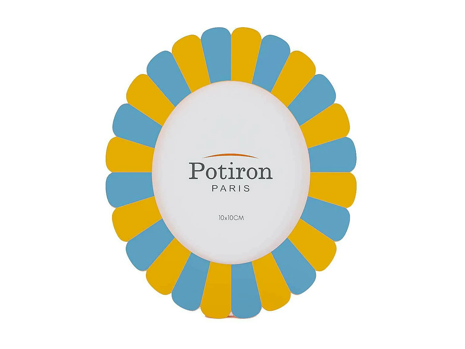 VENDOME - Cadre photo à poser ovale Vendôme, jaune