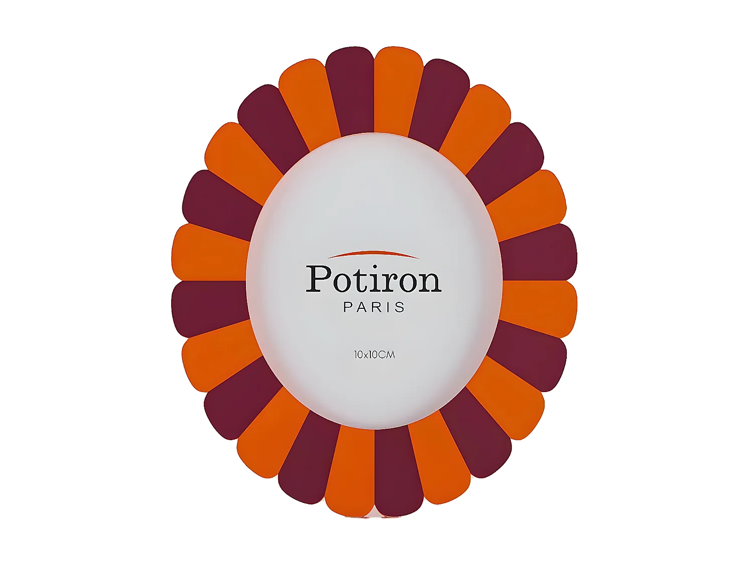 VENDOME - Cadre photo à poser ovale rouge