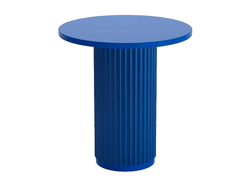 PIVOINE - Table d'appoint ronde cannelée