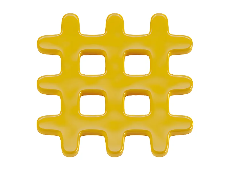 ALICANTE - Lot de 4 dessous de verre, carré céramique tressée jaune