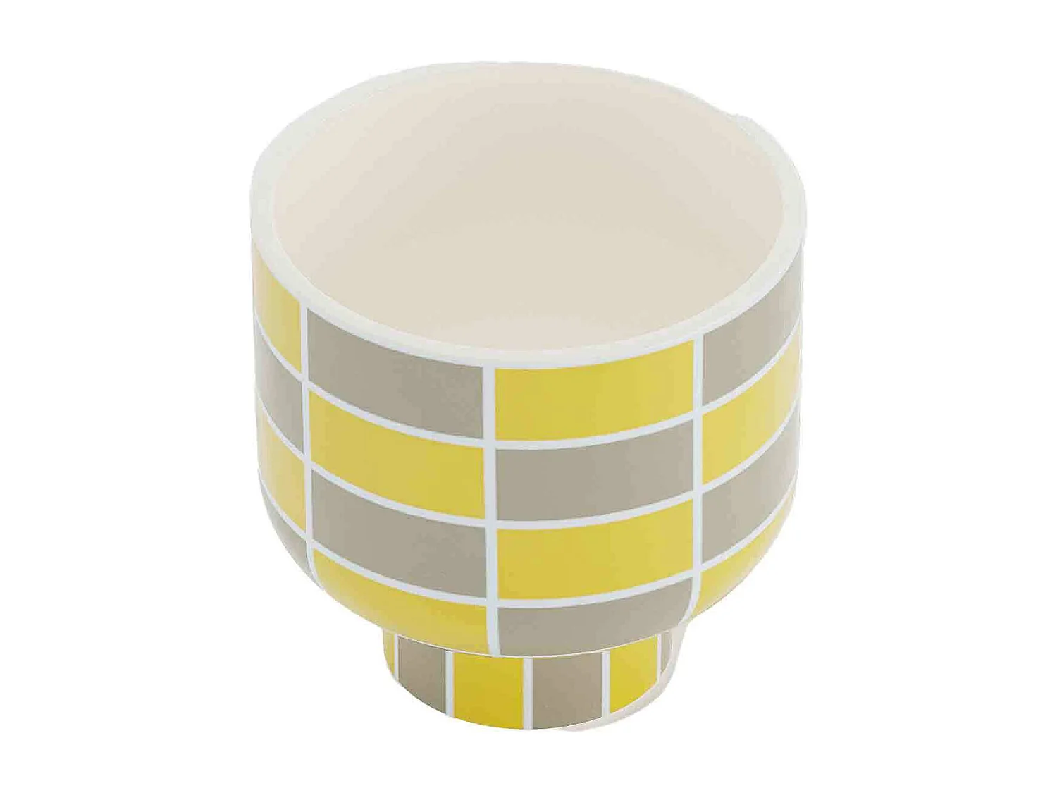 VERSAILLES - Vase céramique motif damier