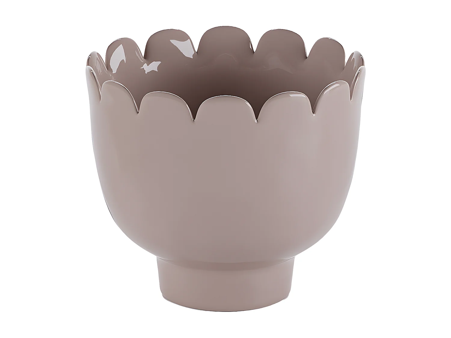 MARCEAU PETIT - Petit vase forme tulipe en céramique rose
