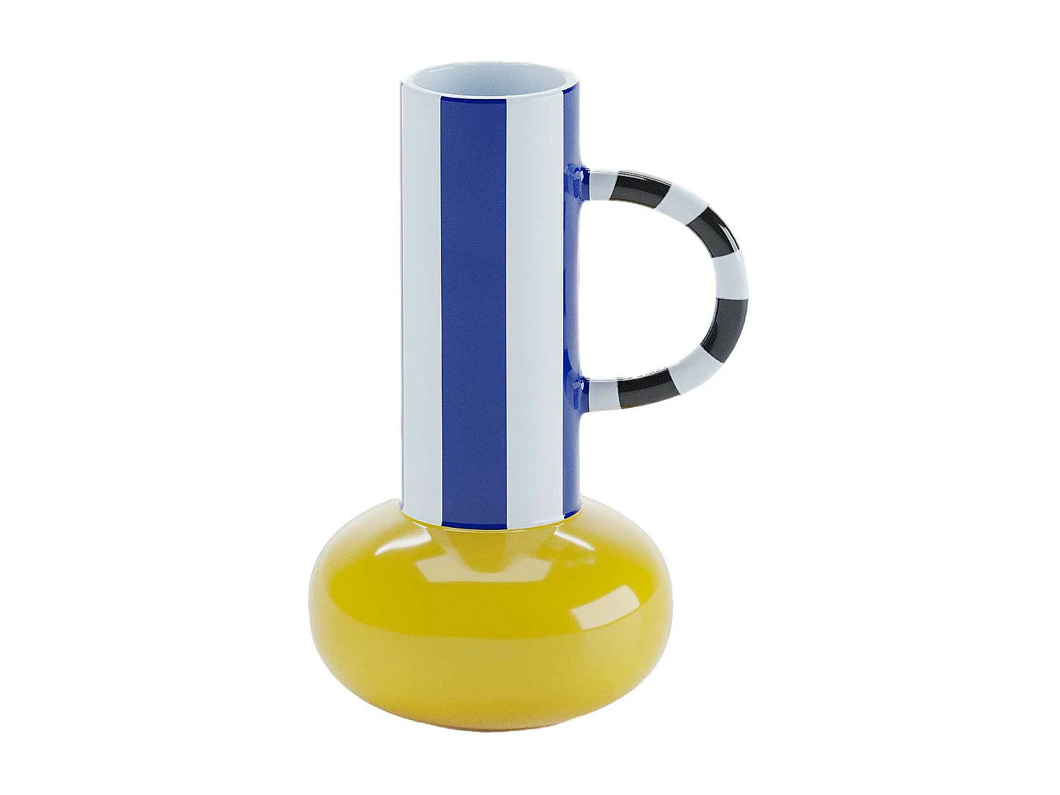 BIRMINGHAM - Vase décoratif en céramique avec poignée