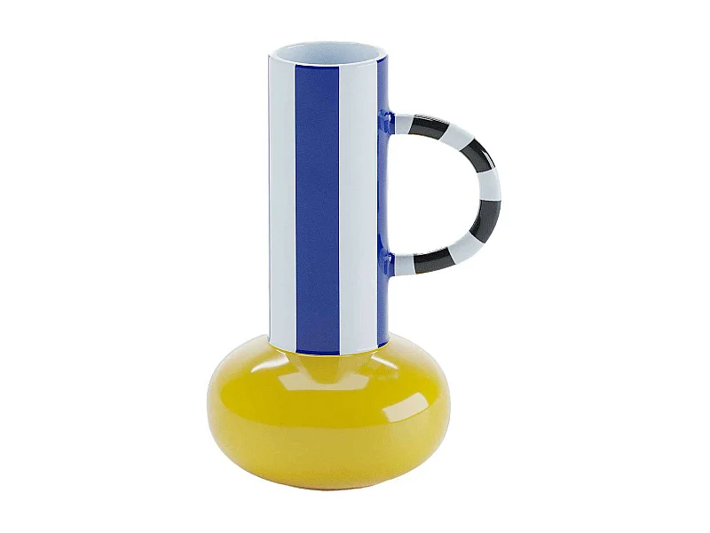 BIRMINGHAM - Vase décoratif en céramique avec poignée