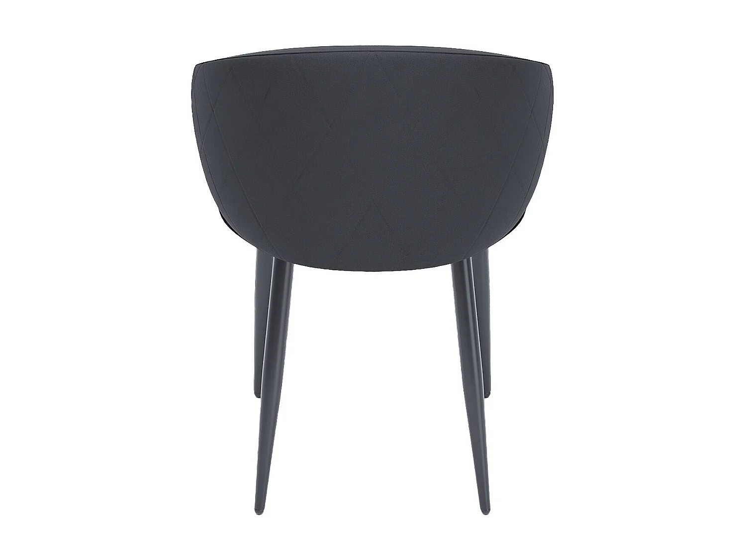 EUGÉNIE - Paire de fauteuils de table design velours