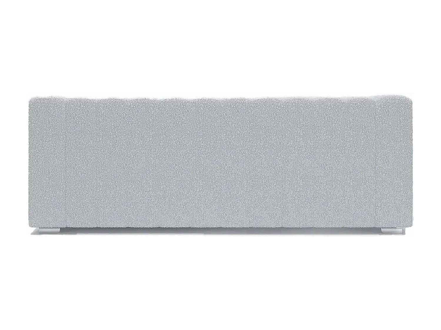 GARANCE - Canapé blanc tissu bouclette