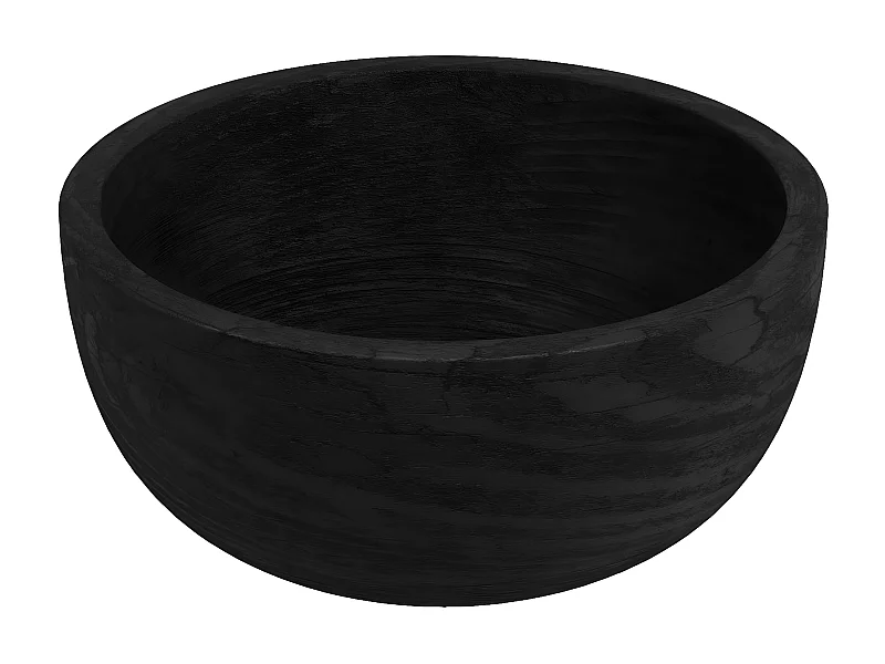 ALBI - Coupelle décorative en bois de paulownia noir