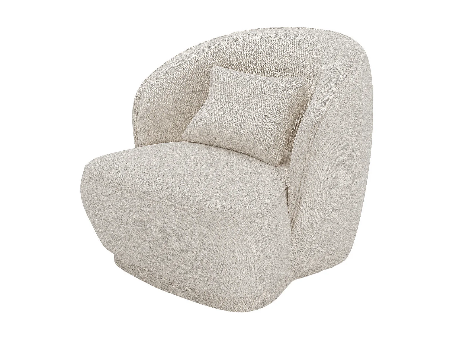 PABLO - Fauteuil design bouclette