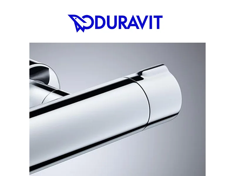 Mitigeur de douche thermostatique DURAVIT 1000 inox brossé