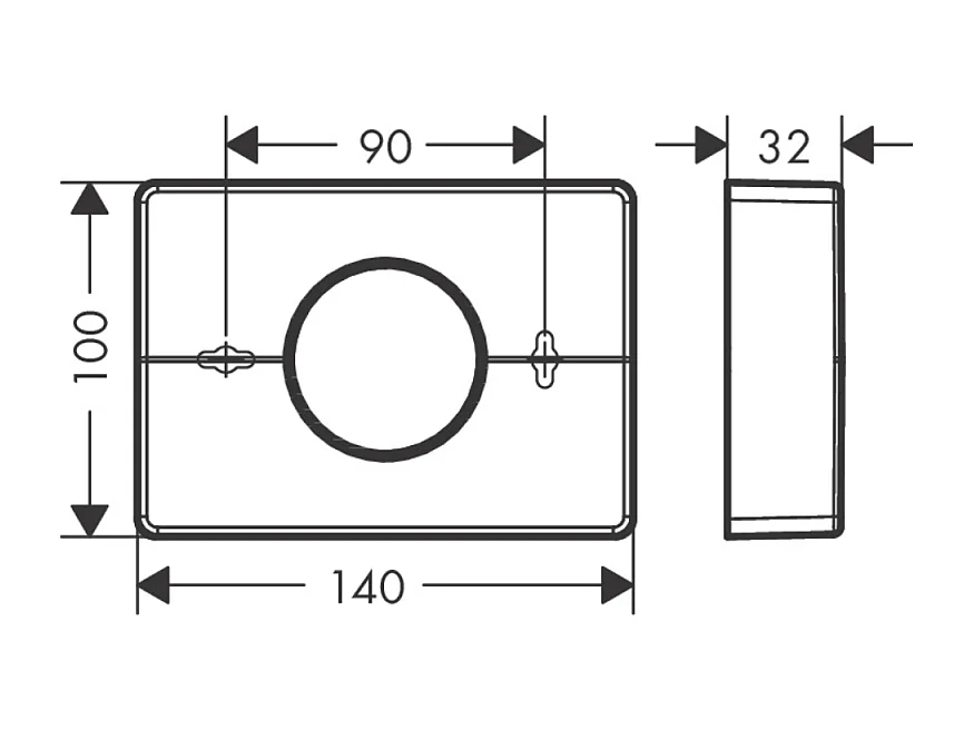 HANSGROHE Dispensador HANSGROHE para bolsas sanitarias con aspecto dorado pulido