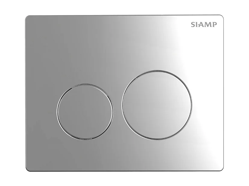 Plaque de commande SIAMP Sphère Ingenio chromé