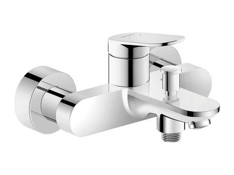 Mitigeur bain douche mécanique DURAVIT Wave chromé brillant