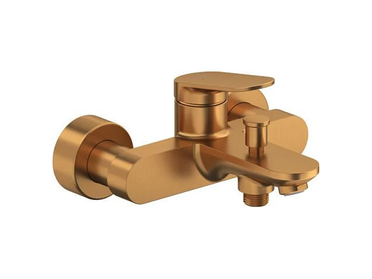 Mitigeur bain douche mécanique DURAVIT Wave bronze brossé
