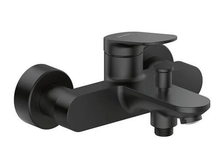 Mitigeur bain douche mécanique DURAVIT Wave noir mat