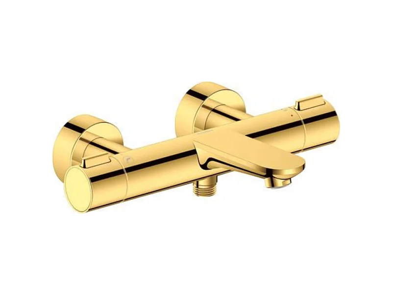 Mitigeur bain douche thermostatique DURAVIT Wave doré poli