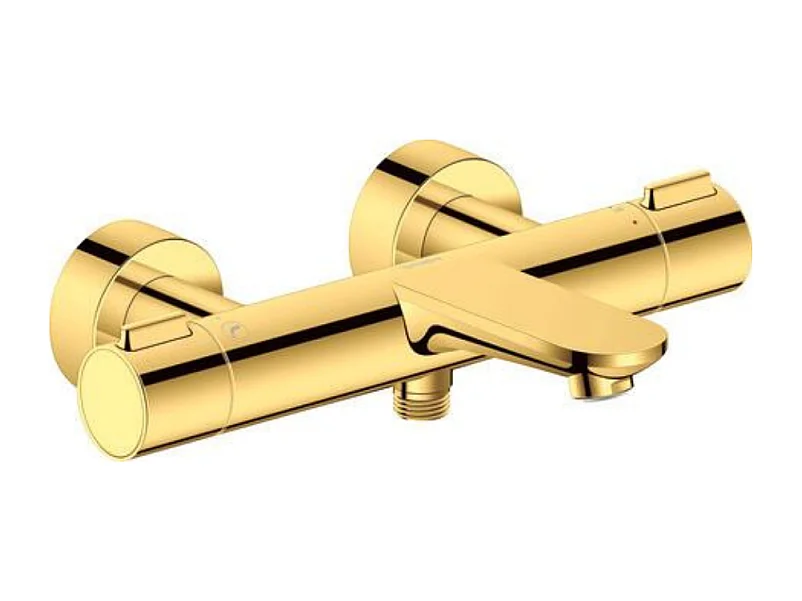 Mitigeur bain douche thermostatique DURAVIT Wave doré poli