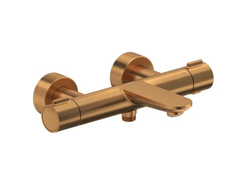 Mitigeur bain douche thermostatique DURAVIT Wave bronze brossé