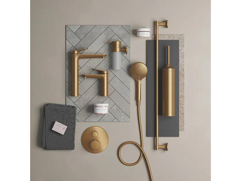 Mitigeur bidet DURAVIT Wave bronze brossé