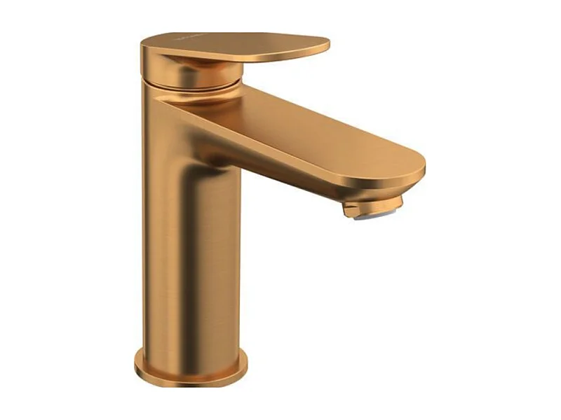 DUVARIT Wave M Mezclador de lavabo sin vaciador bronce cepillado