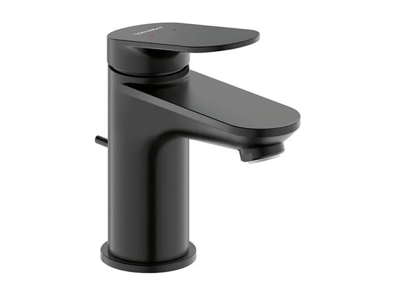 Mitigeur lavabo DURAVIT Wave S avec vidage noir mat