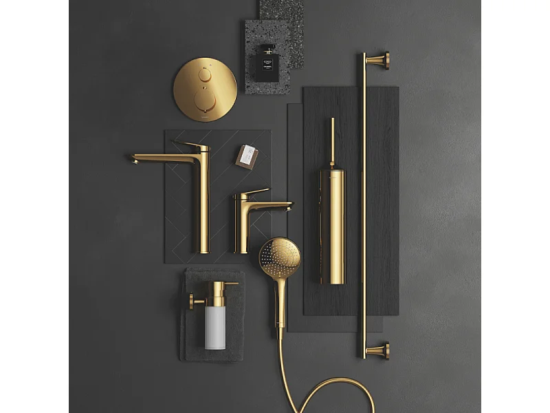 Mitigeur bidet DURAVIT Wave doré poli