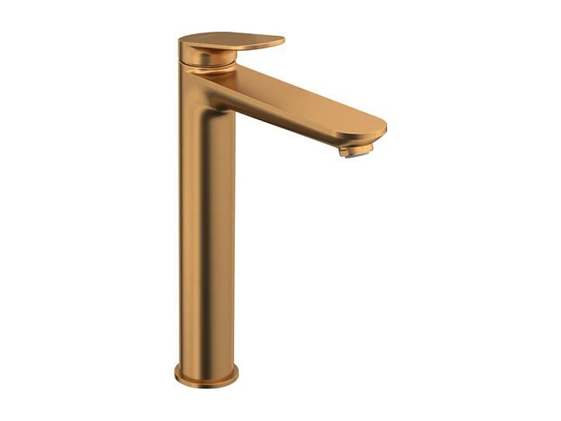 Mitigeur lavabo DUVARIT Wave XL sans vidage bronze brossé