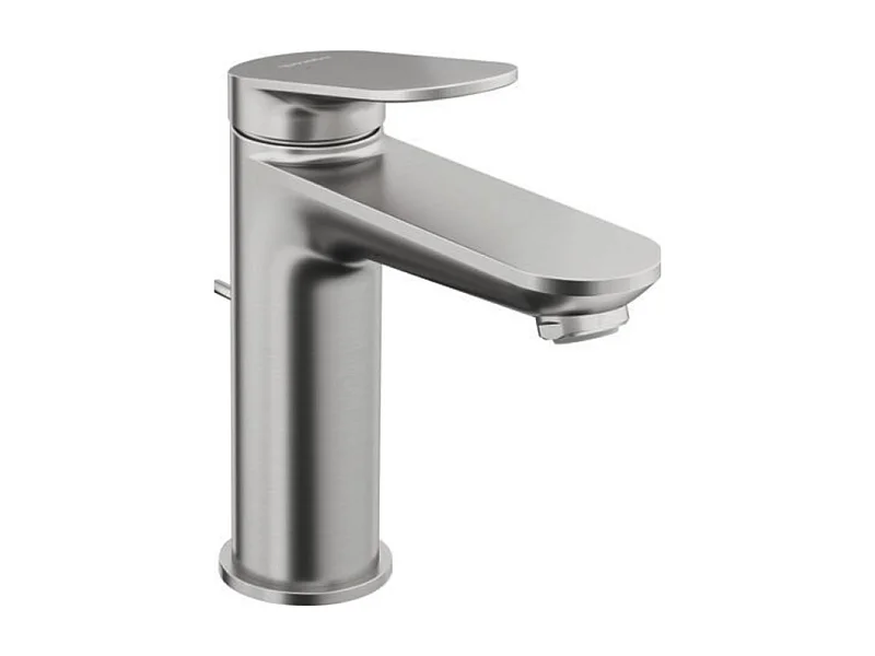 Mitigeur lavabo DUVARIT Wave M avec vidage inox brossé