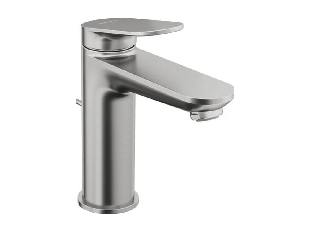 Mitigeur lavabo DUVARIT Wave M avec vidage inox brossé