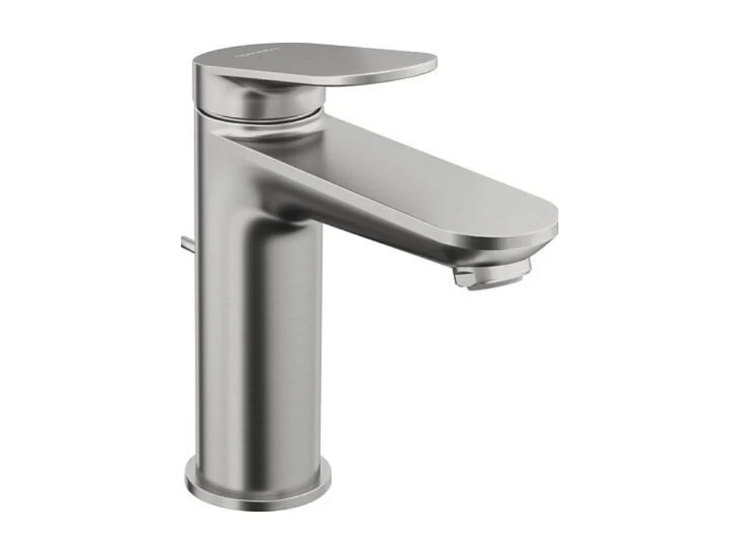 Mitigeur lavabo DUVARIT Wave M avec vidage inox brossé