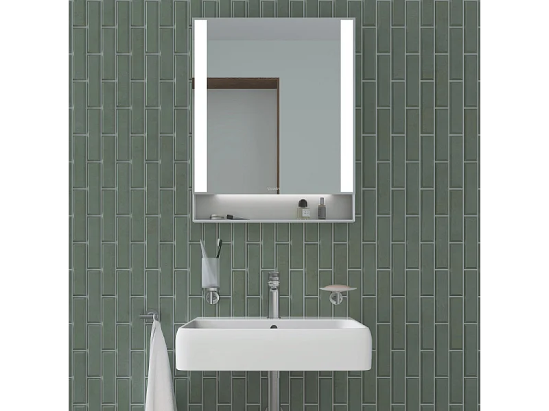 Mitigeur lavabo DUVARIT Wave M avec vidage inox brossé