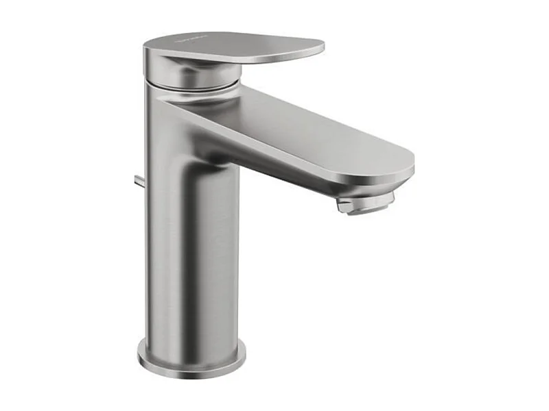 Mitigeur lavabo DUVARIT Wave M avec vidage inox brossé