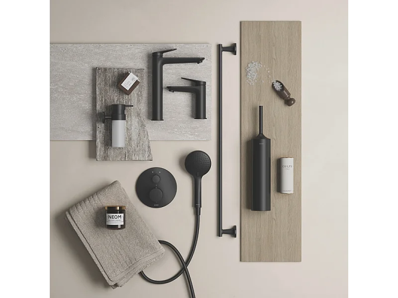 Mitigeur bidet DURAVIT Wave noir mat