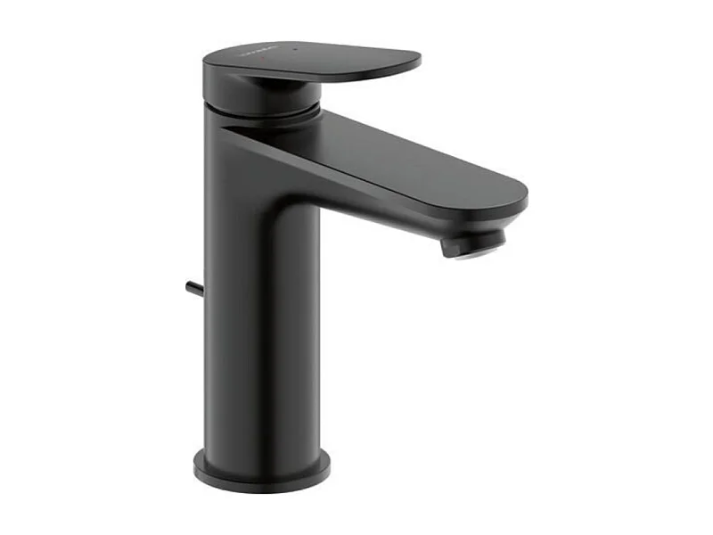 Mitigeur lavabo DUVARIT Wave M avec vidage noir mat