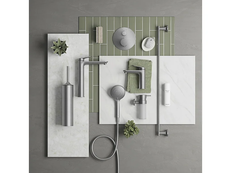 Mitigeur lavabo DURAVIT Wave S sans vidage inox brossé