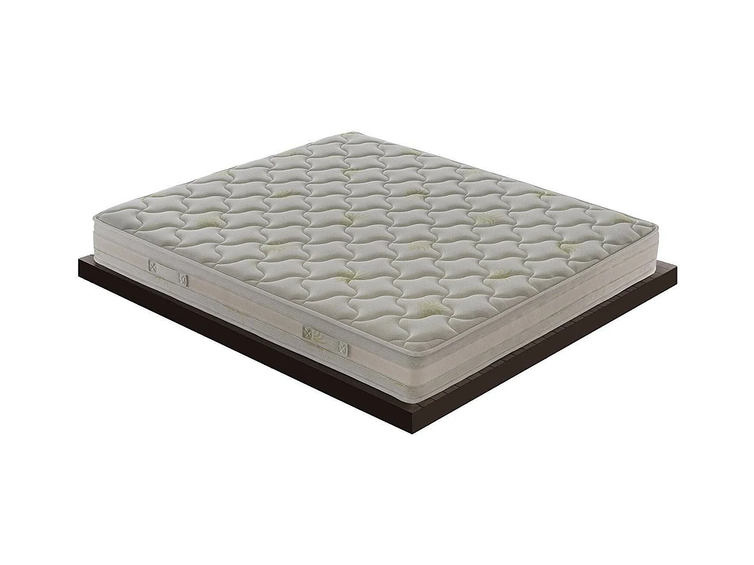 Materasso in Memory Foam - Alto 25 cm - 5 cm memory foam - Rivestimento Aloe Gel rinfrescante 70x190