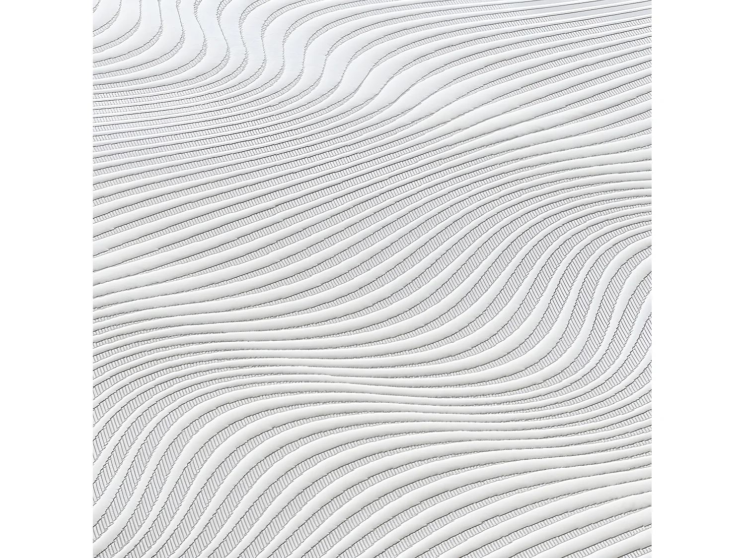 Colchão de molas ensacadas 150x190 e viscoelástica - 20 cm de altura - Capa removível - 9 zonas de conforto