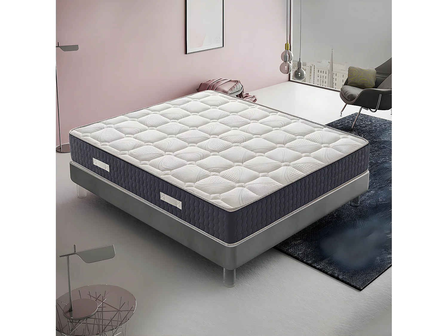 Colchão viscoelástico – Altura 30 cm – 11 zonas diferenciadas – Memória 5cm – Anatômico 70x190