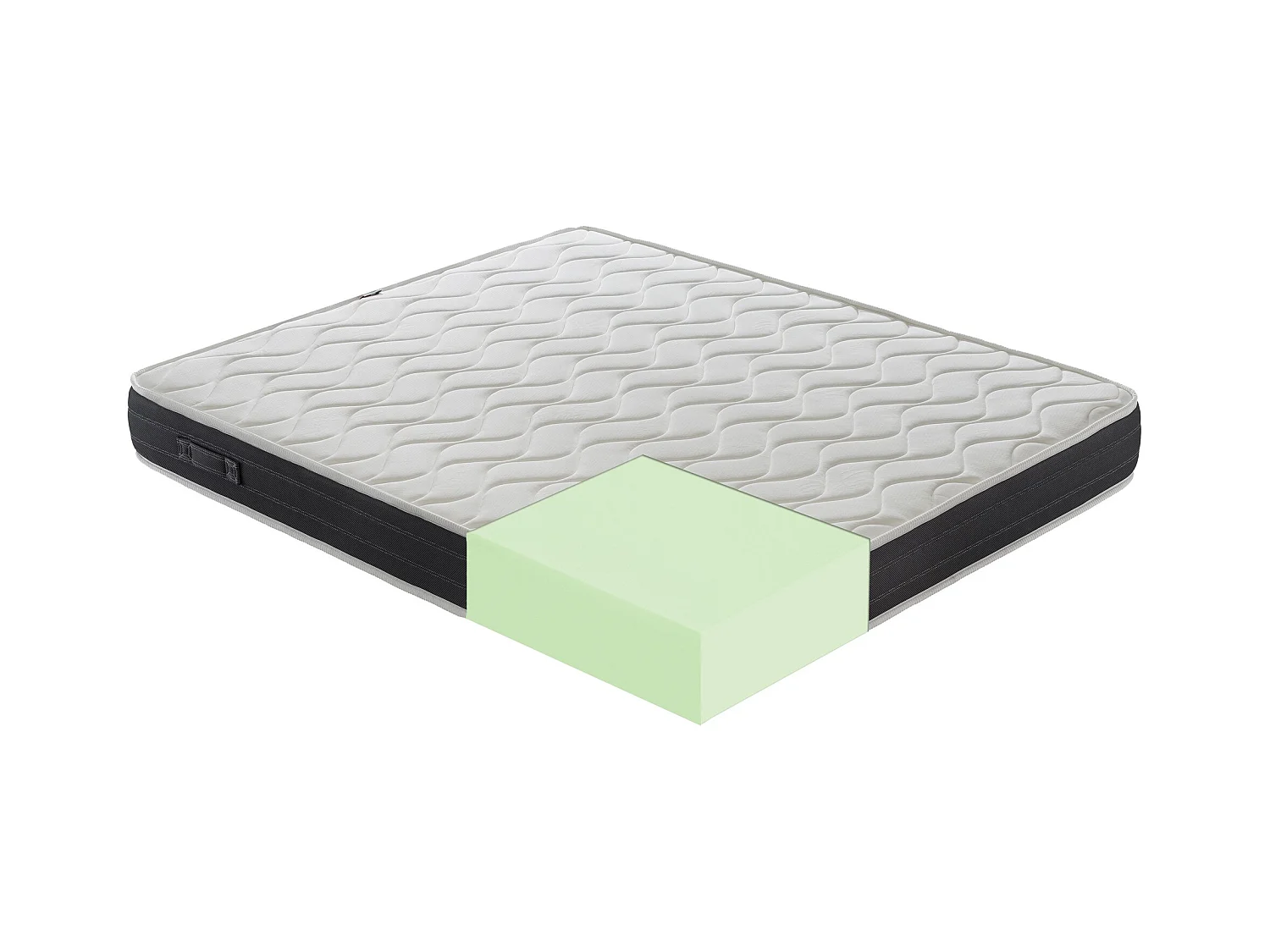 Matelas rafraîchissant à mémoire de forme 11 zones différentes 100x200 cm