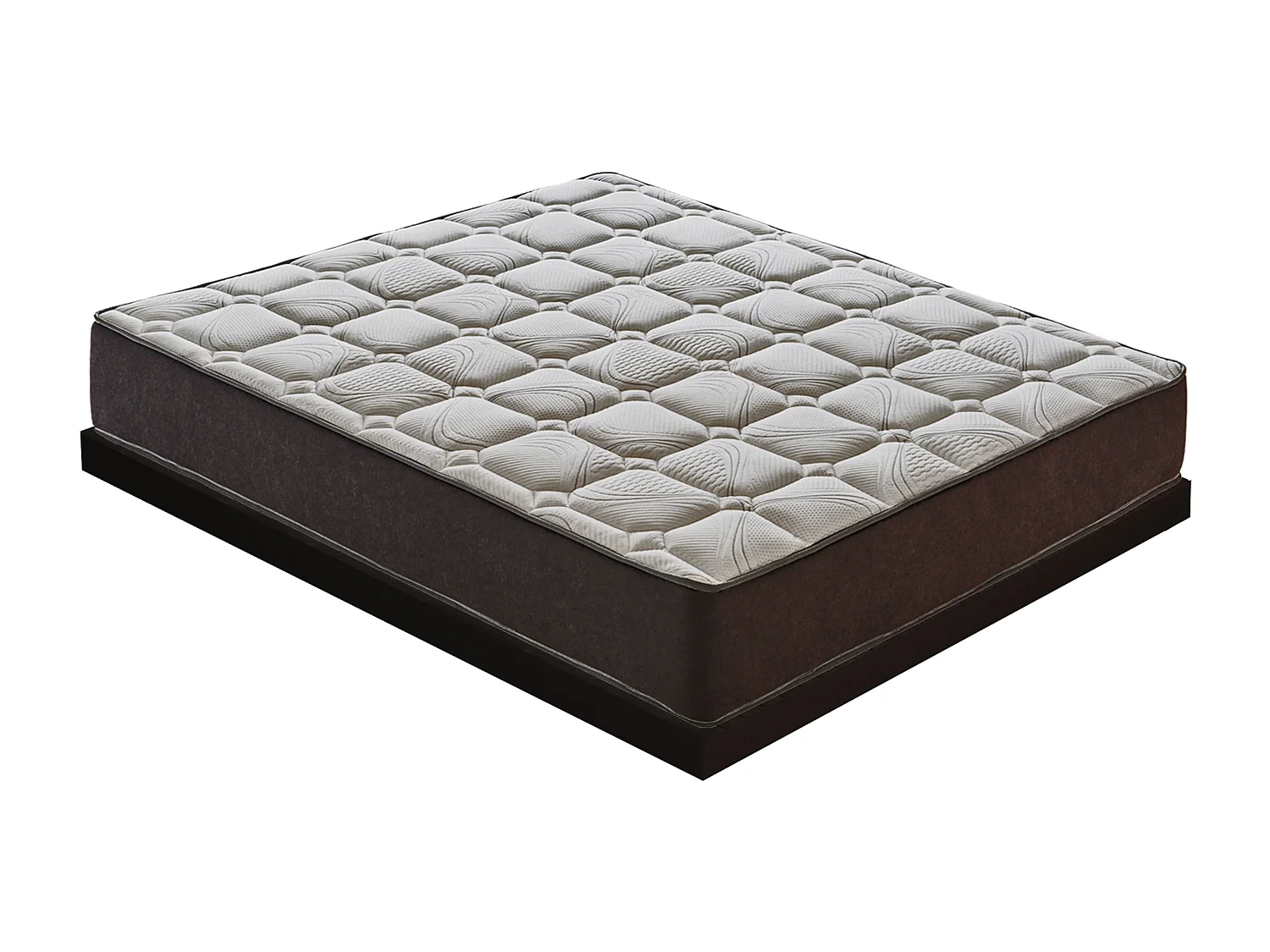 Matelas à ressorts ensachés et memory foam - memory foam 5 cm - résistant 100x200 cm