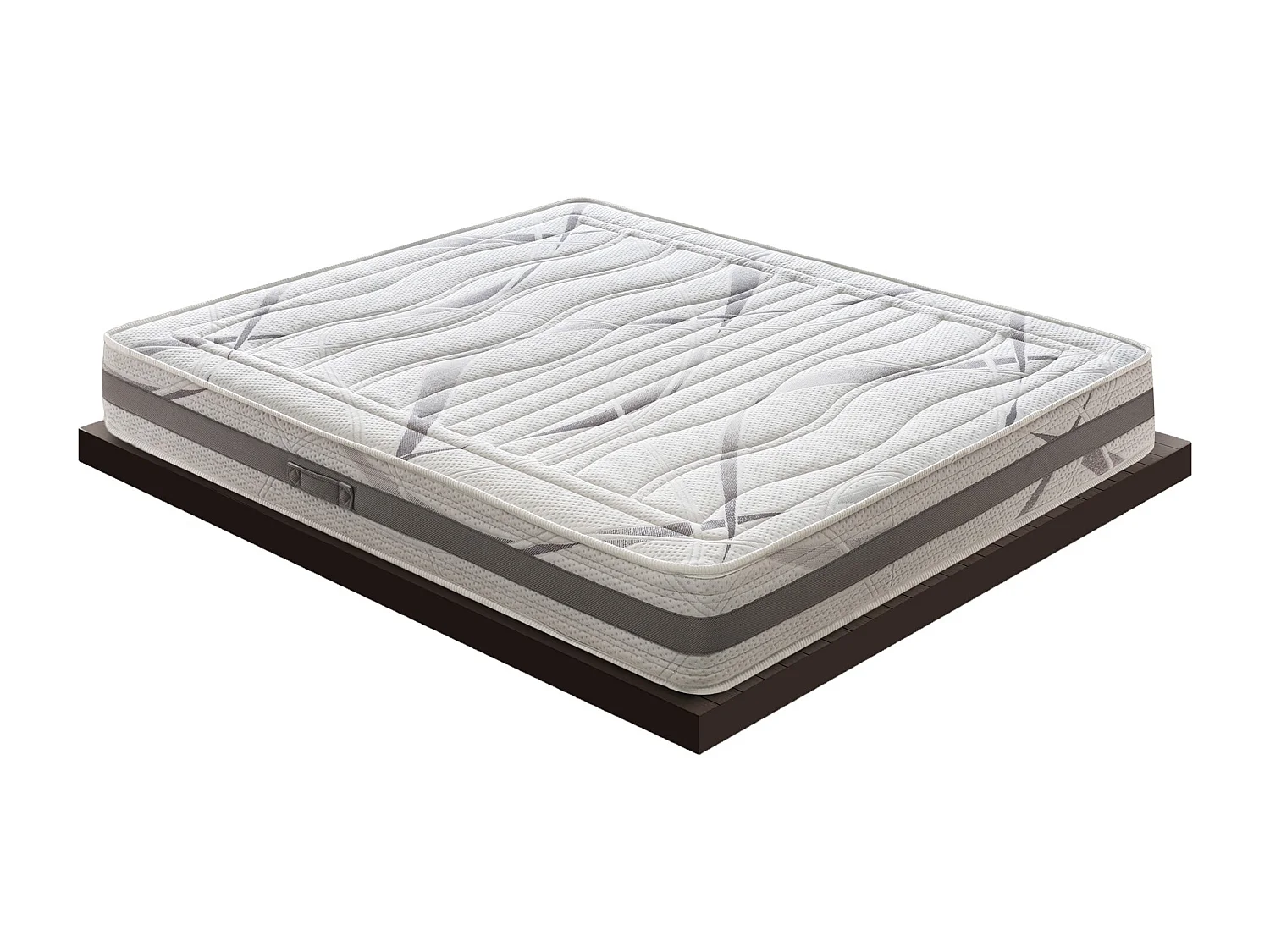 iLoveSleep - Matelas à mémoire de forme - hauteur 22 cm - mousse à mémoire de forme 3 cm - housse en carbone 70x200
