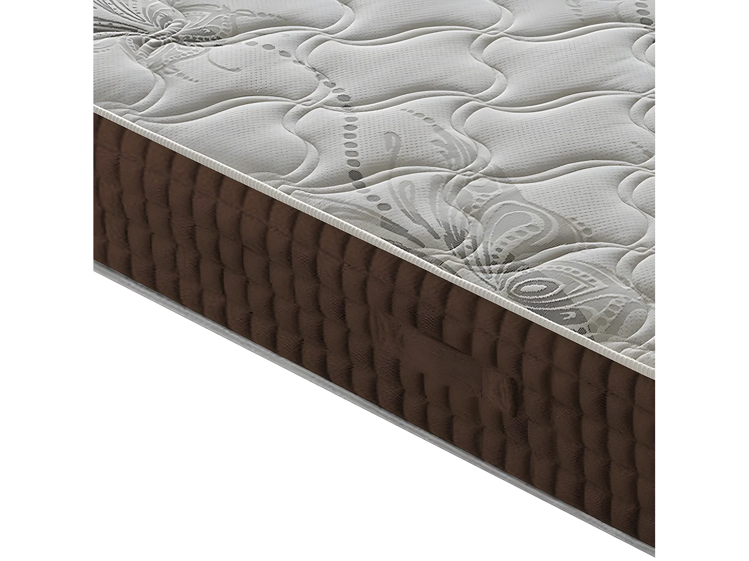 Matelas à ressorts ensachés et mousse à mémoire - hauteur 23 cm 100x190 cm