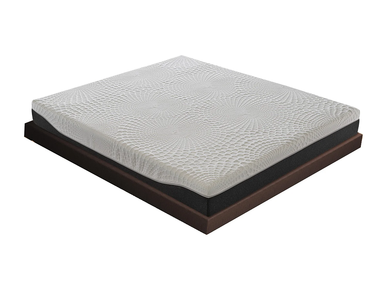 Matelas à ressorts ensachés, mousse à mémoire de forme, hauteur 25 cm 13 zones de confort 100x200 cm