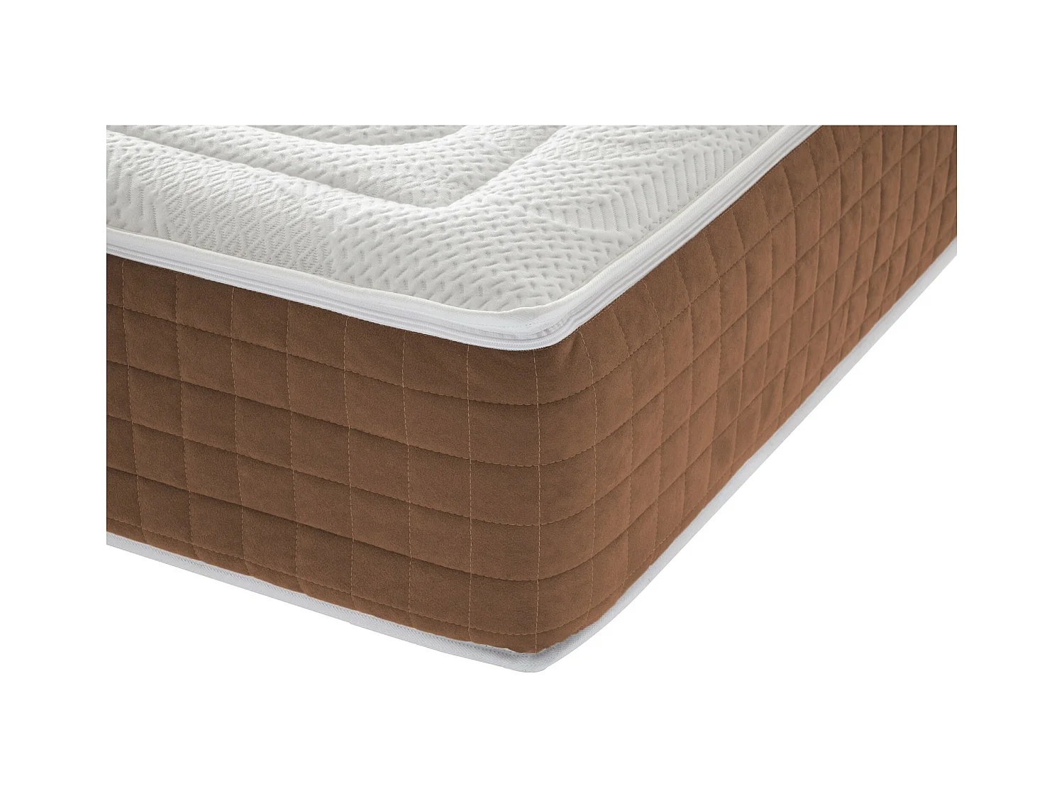 Matelas à mémoire de forme avec 5 cm de mémoire - Hauteur 25 cm - AMOVIBLE 100x190 cm