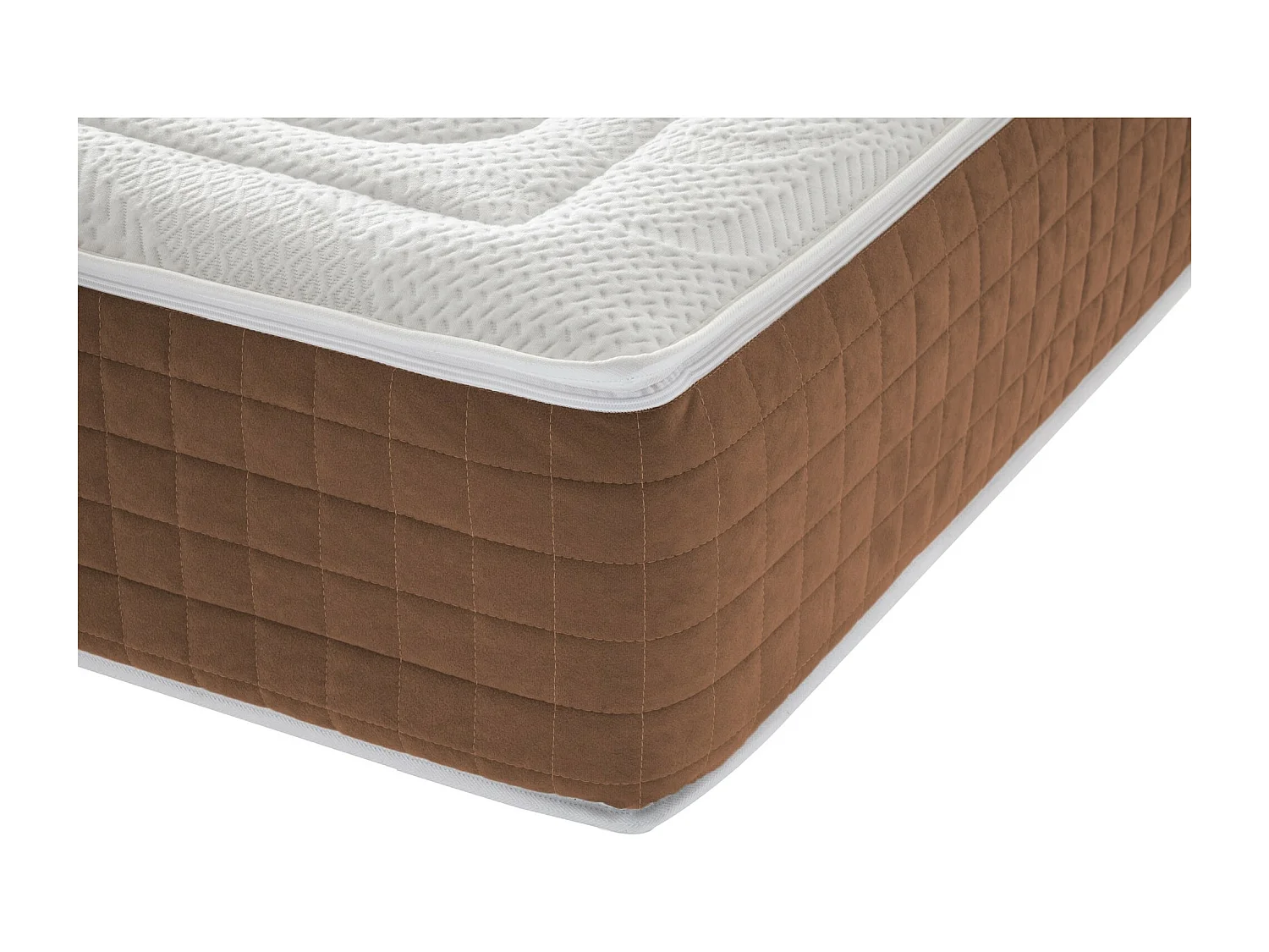 Matelas à mémoire de forme avec 5 cm de mémoire - Hauteur 25 cm - AMOVIBLE 100x190 cm